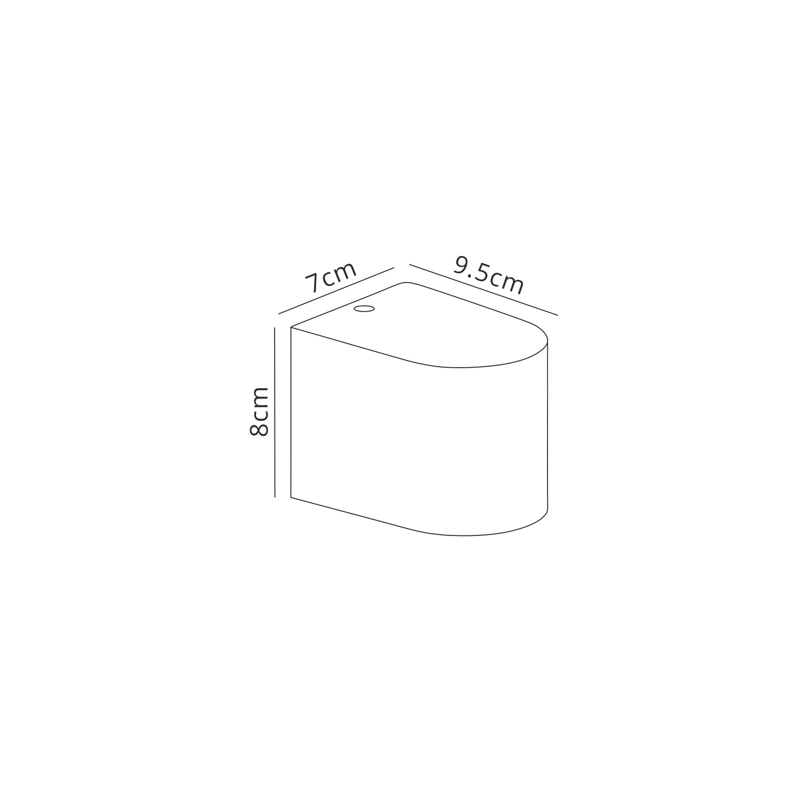 M6512  Kandanchu Round Wall Lamp 1 Light Anthracite